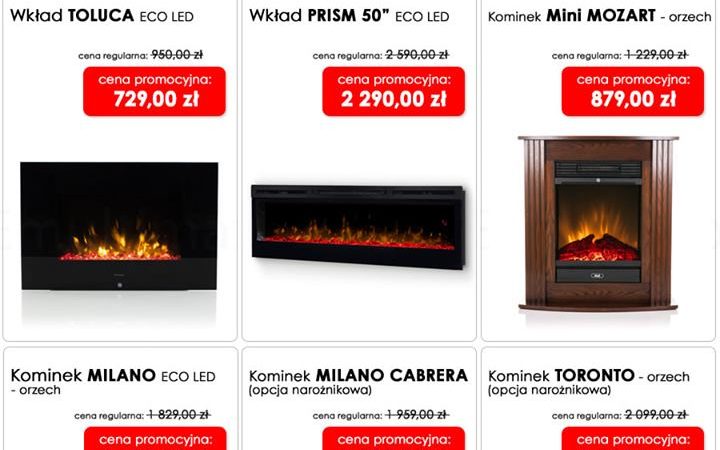 Kominki elektryczne emultimax.pl do – 30% taniej w Solvay Wnętrza