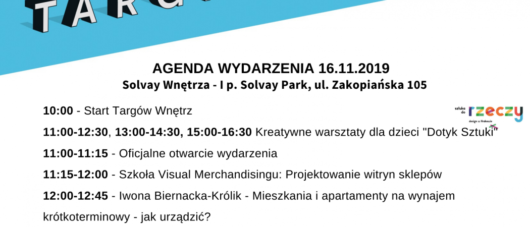 Agenda Krakow Design Festival w Solvay Wnętrza